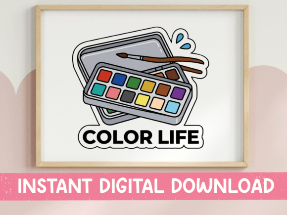 Color Life Watercolor Palette Art: A Splash of Creative Therapy