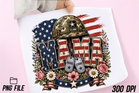 Floral Mama Camo Army USA Flag Dogtag: A Designer's Guide