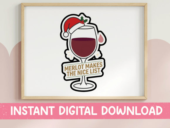 Merlot Makes the Nice List Christmas