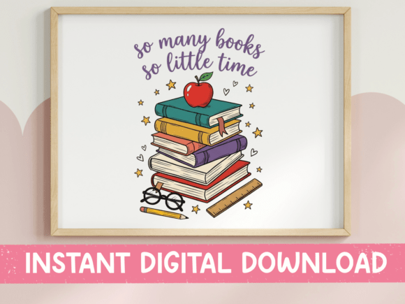 So Many Books So Little Time Design: A Font for the Bibliophile Soul